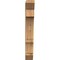 Ekena Millwork Balboa Slat Rough Sawn Bracket, Western Red Cedar, 4"W x 18"D x 30"H BKT04X18X30BOA06RWR - alternate 2